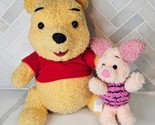 Vintage 1999 Mattel Winnie The Pooh Plush With Piglet- MISSING VOICEBOX! - £12.04 GBP