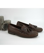 HS Trask Brown Leather Tassel Oxford Driver Loafer Size 11.5 Narrow - $41.66