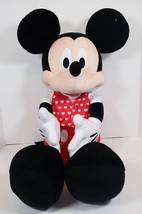 Disney Large 25&quot; Mickey Mouse Plush Stuffed Animal with Heart Vest - £15.89 GBP