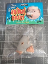 2003 Cesar Soft Vynyl Animal Nose Fish Fun For All Ages Halloween Costum... - £10.31 GBP