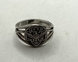 Ostby Barton OB Signed Sterling Silver Girl Scout Ring Collectible Size 5.5 - $39.59