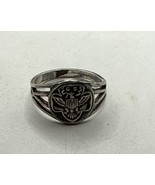 Ostby Barton OB Signed Sterling Silver Girl Scout Ring Collectible Size 5.5 - $753.77 MXN
