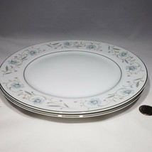 Lot of 2 English Garden Platinum Dinner Plates 10,25&quot; Fine China Japan 1221 - £15.01 GBP