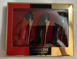 Carolina Herrera Good Girl Mini Perfume Shoe Set Holiday 2021 3 x 7 ml - £63.89 GBP