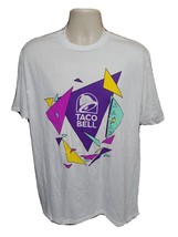 Vtg 90s Taco Bell Classic Adult White XL Logo TShirt - £16.17 GBP