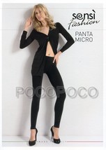 Low waist women&#39;s microfiber leggings Sensì PA151M Sensi Leggings - $372.75 MXN+