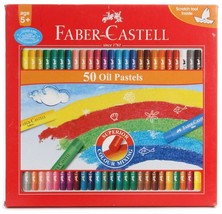 faber castell 50 Oil Pastels with Scratch Tool (free shipping world) - £16.91 GBP