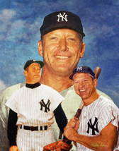 Mickey Mantle NY Yankees New York MLB Baseball Stadium Art 02 8x10 - 48x36 - £20.02 GBP+