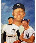 Mickey Mantle NY Yankees New York MLB Baseball Stadium Art 02 8x10 - 48x36 - £19.60 GBP+