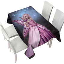 Fantasy Art Titania the Gorgeous Pinkish Butterfly Girl Tablecloth - $51.95 CAD+