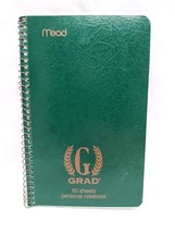 1996 Vintage Mead Grad (59*) Sheet Personal Notebook - $12.86