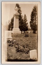 RPPC Mt Hope Cemetery Carver MN Gehl Family Tombstone Headstones Postcard R30 - £15.01 GBP
