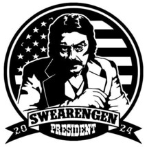 Al Swearengen For President sticker VINYL DECAL Dead Wood Ian McShane - $7.12