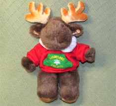 2002 Snowflake Friends Moose Plush Christmas Stuffed Animal 14&quot; Dan Dee Holiday - £9.04 GBP