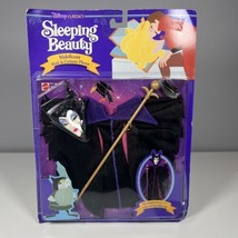 Vintage Disney Maleficent Mask &amp; Costume playset Mattel 1991 New! - $24.74