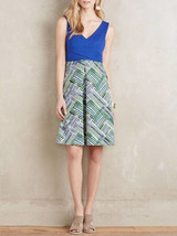 NWT $148 Anthropologie Ardmore Dress Size 2 Green Motif By HD In Paris - $59.99