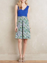 NWT $148 Anthropologie Ardmore Dress Size 2 Green Motif By HD In Paris - £47.18 GBP