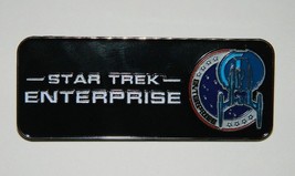 Star Trek Enterprise TV Series Plate Name and Shoulder Logo Metal Enamel Pin NEW - £7.72 GBP