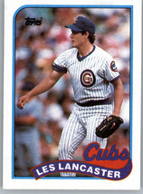 1989 Topps 694 Les Lancaster  Chicago Cubs - £0.77 GBP