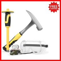 32 oz. Rock Hammer &amp; Essential Geology Tools Set for Enthusiasts and Col... - $720.82 MXN