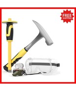 32 oz. Rock Hammer &amp; Essential Geology Tools Set for Enthusiasts and Col... - $715.68 MXN
