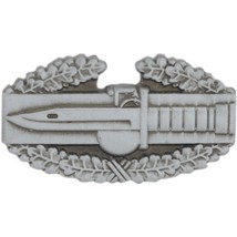 U.S. Army Combat Action Badge Pin Pewter 7/8&quot; - £8.28 GBP
