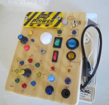 Joyreal Wooden Play Busy Board with LED Light Toddler Toys - 12M+ - $40.61 CAD