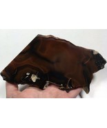 Agate Slab Polished Face Brazilian South American 5.5” x 7.5” x .5” - $19.79