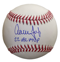 AARON JUDGE Autographed Yankees &quot;2022 AL MVP&quot; Official Baseball FANATICS - £921.00 GBP