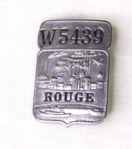 VINTAGE FORD MOTOR CO EMPLOYEE BADGE ROUGE PLANT W5439 - £50.59 GBP