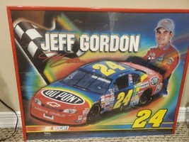 Jeff Gordon Nascar #24 1998 Framed Picture 16&#39;&#39; x 20&#39;&#39; See Description - $6.64