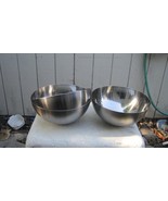 Three (3) IKEA Stainless Steel Bowls 11&quot; Diameter - £11.65 GBP