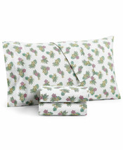 Martha Stewart - Tropical Botanical Cotton Blend Sheets, Queen - £43.49 GBP