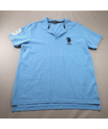 Mens USPA US Polo ASSN Shirt Short Sleeve Extra Large XL LARGE PONY LOGO - £14.02 GBP