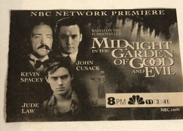 Midnight In The Garden Of Good &amp; Evil Tv Guide Print Ad Kevin Spacey TPA15 - $5.93