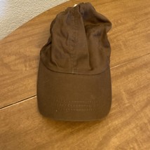 Blank Brown Hat Cap New Hook &amp; Loop - £4.40 GBP