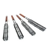 Kabob Grilling Basket BBQ Grill Vegetables Smoker Rotisserie Camping Acc... - $23.04 CAD+