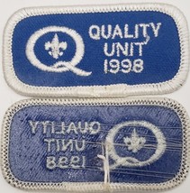 Two Boy Scouts of America (BSA) Quality Unity 1998 patches, new - £3.15 GBP