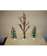 Dept 56 Village Wooden Trees Set Of 3 - €20,67 EUR