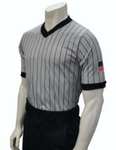 Smitty USA-205 | Grey Basketball Wrestling Referee Shirt w/ Sublimated F... - £40.17 GBP