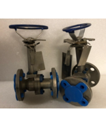 Kinka 1&quot; Hastaloy ball valve class 150 flange, PTFE, 290 psi @ 100 F, D-... - $131.75