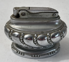 Vintage Omsco Lite Automatic Super Lighter Tabletop Lighter Chrome needs... - $9.49