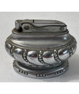 Vintage Omsco Lite Automatic Super Lighter Tabletop Lighter Chrome needs... - $176.71 MXN