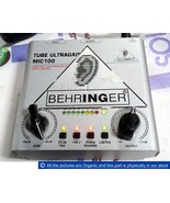 BEHRINGER MIC100 Tube Ultragain Audiophile Vacuum Tube Preamplifier with... - $99.00