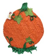 17&quot; Tall Fall Theme Pumpkin Pinata Orance Color Great for Gender Reveal ... - $747.17 MXN