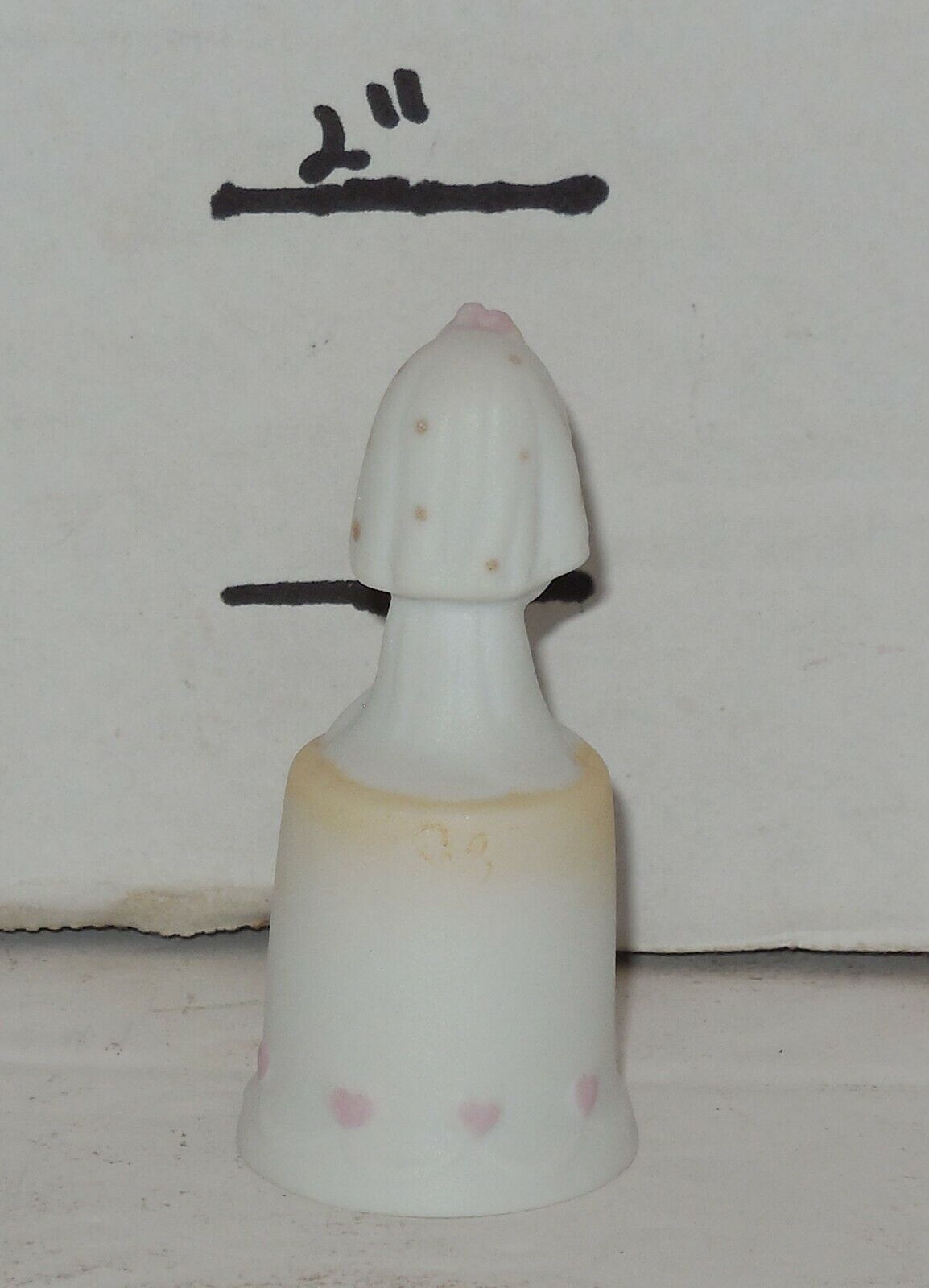 1985 Precious Moments The Lord Bless You And Keep You Thimble #100633 HTF Enesco Item image 8
