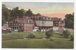 Massanetta Springs Hotel Harrisonburg Virginia handcolored postcard - £5.04 GBP