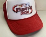 Vintage NASCAR Winston Cup Trucker Hat  snapback Unworn Red Cap - $17.56