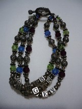 Colorful Beaded Rainbow Bracelet Handmade 3 Colors Jewelry Women Fashion - £36.70 GBP