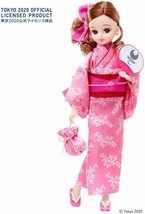 Licca chan Doll YUKATA Tokyo Olympic Pink YUKATA Official TAKARA TOMY Li... - $54.45